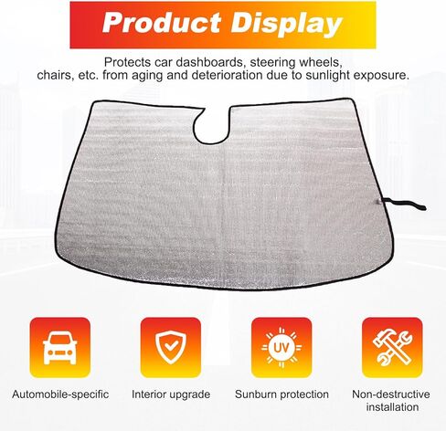 Windshield Sun Shade Compatible with Infinity G37 G25 2007-2013, Front Window Sunshade Heat Blocker Visor Protector Reflective Sunshade Keep Your Car Cooler,1PCS in Saudi Arabia