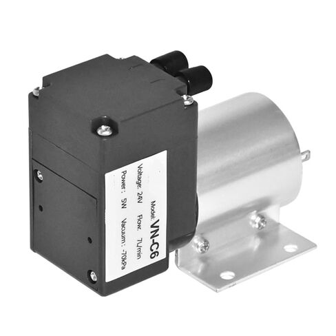 Vacuum Pump Small Suction Air Pump 6L/Min Electric Pump with Brush Motor -70kPa 12v/24v VN-C6(VN-C6-24V) in Saudi Arabia