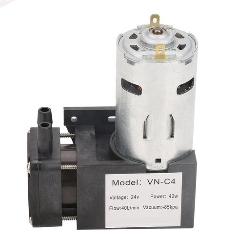 DC24V Mini Small Oilless Vacuum Pump ‑85KPa Flow 40L/min for Gas Air in Saudi Arabia