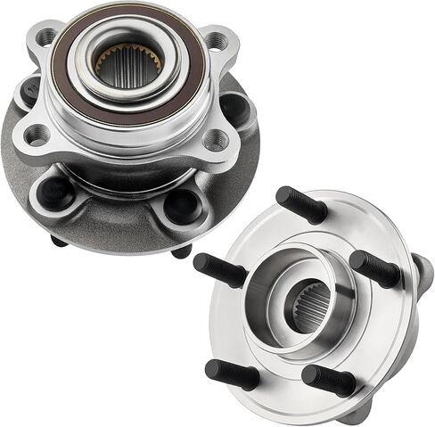 512498 2PC Front Wheel Hub and Bearing Assembly for 2013-2020 Ford Fusion, for 2013-2016 Lincoln MKZ, for 2019-2020 Ford Police Responder Hybrid, for 2019-2020 Ford SSV Plug-in Hybrid in Kuwait