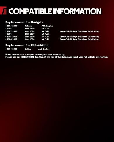 مجموعة فرجار الفرامل الأمامية Torchbeam لسيارة دودج 2006-2008 Ram 1500 5.7L، استبدال الفرجار الأمامي الأيسر والأمامي # 18B5008+18B5009 in Saudi Arabia