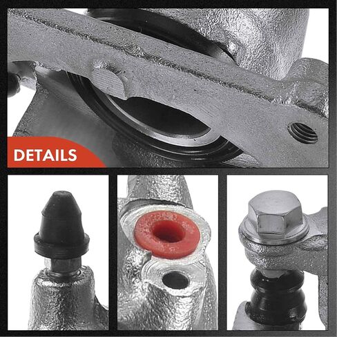 A-Premium Disc Brake Caliper Assembly with Bracket Compatible with Select Mazda Models - Miata 1994 1995 1996 1997 1998 1999 2000 2001 2002 2003 2004 2005, L4 1.8L - Front Driver and Passenger Side in Saudi Arabia