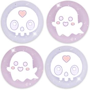 BelugaDesign Boba Dumpling Thumb Grips | Cute Food Pork Bun Face Bubble Tea | Kawaii Japanese Button Joystick Cap Cover | Compatible with Nintendo Switch Standard Lite OLED in Kuwait