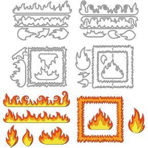 MAYJOYDIY Fireworks Party Metal Cutting Dies Festival Firework Die Cuts Stencils Love Star Element Embossing Template Dies for DIY Paper Craft Card Making Scrapbooking Album Decor in Saudi Arabia