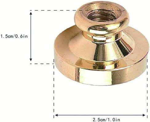 Magic Space Wax Seal Stamp, Vintage Sealing Stamp Heads and A Pearwood Handle for Party Invitations, Envelops, Cards and Gift Packaging Decorating Cards (25mm Removable Brass Head) in Saudi Arabia