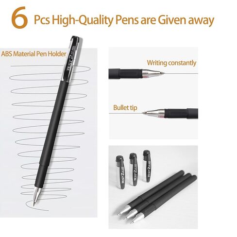 Journal Notebook, (Gift 6 Highlighters & 6 Pens), 200 Pages, A5 Medium Size (5.7'' x 8.3'') Notepad,for Men & Women, Journaling, Writing, Work & Office, Leather Hardcover, 80 GSM Thick Paper (Brown) in Saudi Arabia