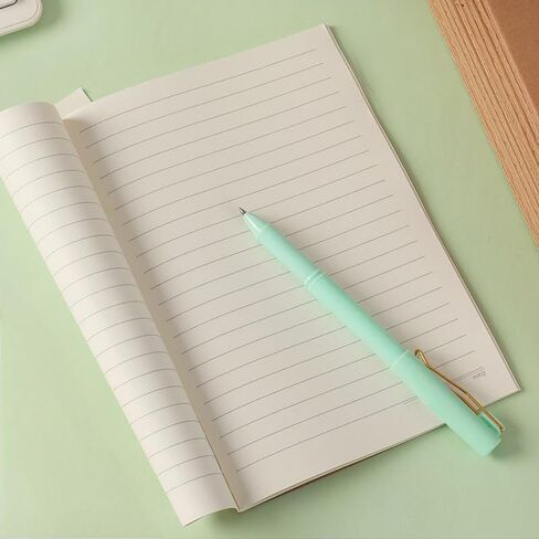 5-Pack A5 Kraft Turned Line Notebook, Stitched Horizontal Line Notepad Exercise Notebook in Saudi Arabia
