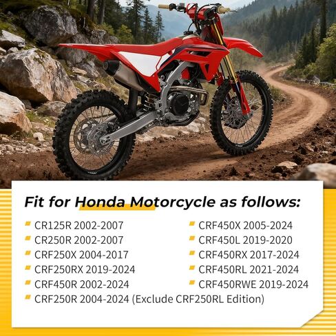 M MATI Rear Brake Caliper & Disc Caliper Cover Guard for Honda CR125R CR250R 2002-2007 CRF250R CRF250X CRF250RX 2004-2024 CRF450R CRF450X CRF450L CRF450RX CRF450RL CRF450RWE 2002-2024 43330-KRN-A70ZB in Saudi Arabia