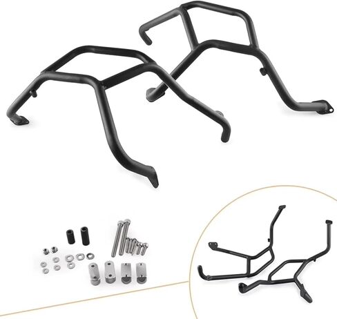 واقي حماية لقضيب التصادم العلوي لمحرك الدراجة النارية من الفولاذ الأسود لسيارة BMW F800GS F700GS F650GS 2008 2009 2010 2011 2012 2013 in Saudi Arabia