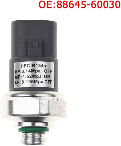 Air Conditioning Pressure Sensor A/C Pressure Switch for Land for Cruiser 1998-2007 for Sequoia 2001-2007 8864560030 in Saudi Arabia