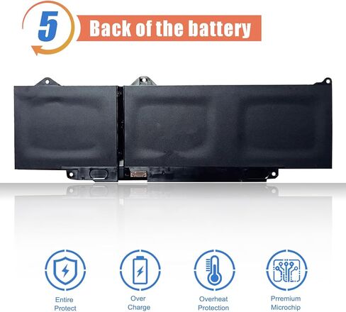 بطارية كمبيوتر محمول ASODI X1W0D متوافقة مع Dell XPS 13 7390 2 في 1 / XPS 13 9310 2 في 1 P103G P103G001 P103G002 Series 52TWH XX3T7 0XX3T7 00FDRT X1WOD MM6M8 0MM6M8 51Wh/6375mAh in Saudi Arabia