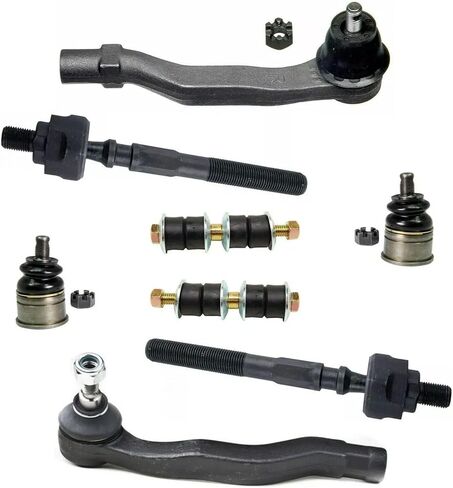 8pc Front Lower Ball Joint Tie Rods Sway Bar for Honda for Civic 1996-2000 ES2943R 1 ES2946L Outer EV367 Inner Ends in Saudi Arabia