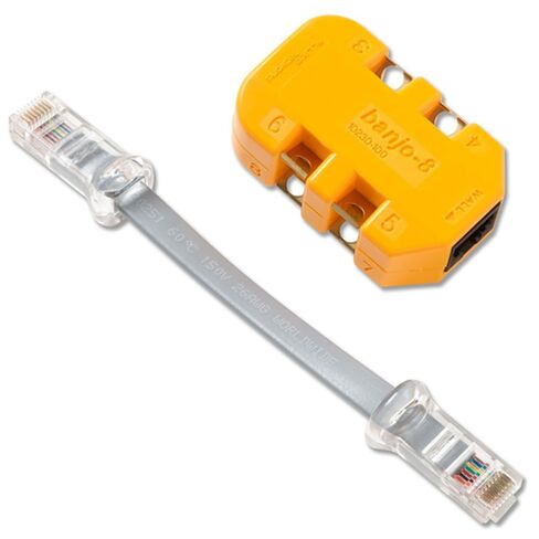 Fluke Networks 10230101 8-Wire In-Line Modular Adapter with K-Plug in Saudi Arabia