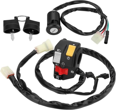 M MATI Handlebar & Key Switch for Honda TRX400EX 400EX Sportrax 1999-2004 35020-HN1-000 35100-HN1-000 in Saudi Arabia