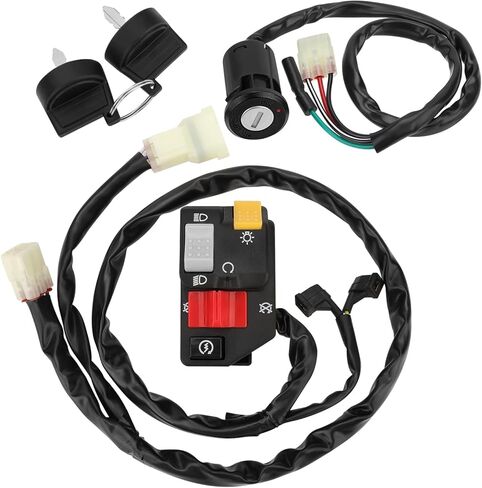 M MATI Handlebar & Key Switch for Honda TRX400EX 400EX Sportrax 1999-2004 35020-HN1-000 35100-HN1-000 in Saudi Arabia