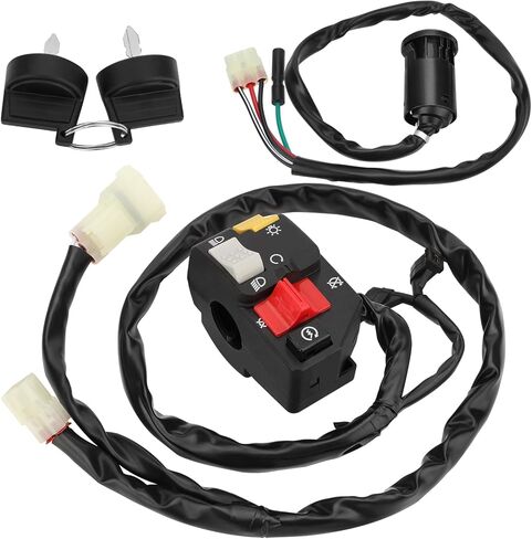 M MATI Handlebar & Key Switch for Honda TRX400EX 400EX Sportrax 1999-2004 35020-HN1-000 35100-HN1-000 in Saudi Arabia
