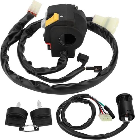 M MATI Handlebar & Key Switch for Honda TRX400EX 400EX Sportrax 1999-2004 35020-HN1-000 35100-HN1-000 in Saudi Arabia