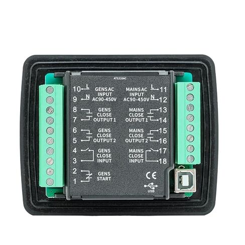 ATS320AC ATS320DC ATS Controller Dual Power Automatic Transfer Switch Control Module with USB Port Generator Parts(ATS320 DC 8-24V) in Saudi Arabia
