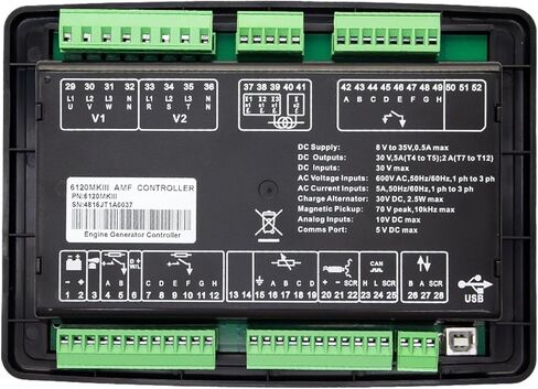 DSE6110 MKIII AMF وحدة تحكم بالمولد DSE6120 AMF لوحة التحكم في مولد الديزل التلقائي in Saudi Arabia