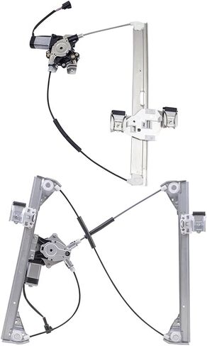 Brock Aftermarket Replacement Front and Rear Driver Left Power Window Regulators Set with Motor Compatible with 2003-2009 Hummer H2 in Saudi Arabia