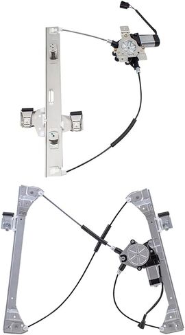 Brock Aftermarket Replacement Front and Rear Driver Left Power Window Regulators Set with Motor Compatible with 2003-2009 Hummer H2 in Saudi Arabia