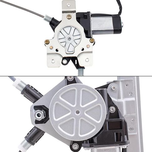 Brock Aftermarket Replacement Front and Rear Driver Left Power Window Regulators Set with Motor Compatible with 2003-2009 Hummer H2 in Saudi Arabia