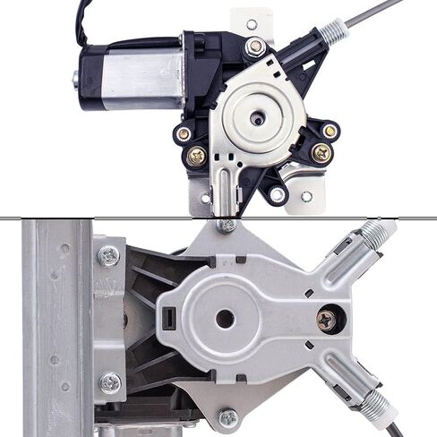 Brock Aftermarket Replacement Front and Rear Driver Left Power Window Regulators Set with Motor Compatible with 2003-2009 Hummer H2 in Saudi Arabia