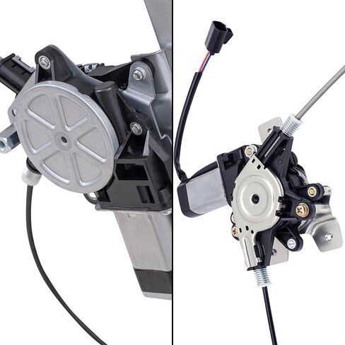 Brock Aftermarket Replacement Front and Rear Driver Left Power Window Regulators Set with Motor Compatible with 2003-2009 Hummer H2 in Saudi Arabia