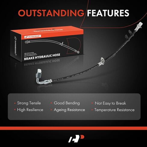 A-Premium Front Driver Side Brake Hydraulic Hose Compatible with Select Chevrolet and Cadillac Models - Camaro 2017-2022, ATS 2016-2017 - Replace# 84237978 in Saudi Arabia