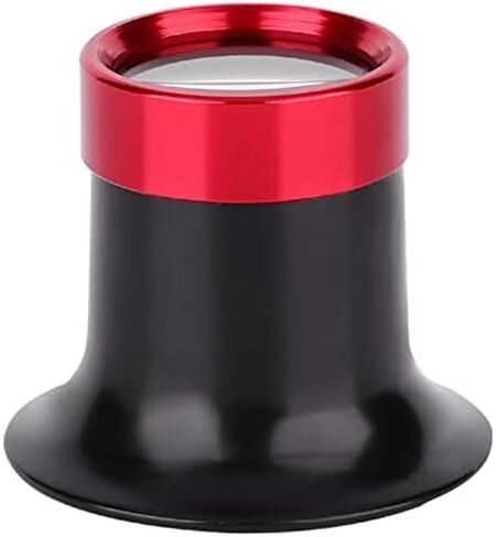 Magnifier for Watchmaker, 10X Jewelry Loop Magnifier, Aluminum Alloy Eye Magnifier Loupe Repair Watch Magnifying Glass Loupe Lens, Jewelers loupes in Saudi Arabia