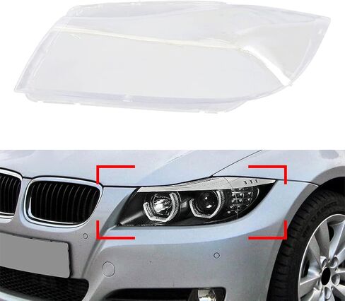 Chcury1 Left Clear Headlight Lens Cover Headlamp Shell Replacement for BMW 3 Series E90 Sedan E91 Wagon 2005-2008 in Saudi Arabia