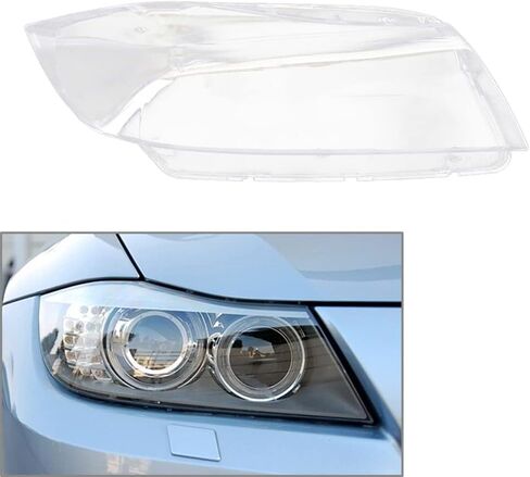 Cndoci37 Right Clear Headlight Lens Cover Xenon Headlamp Shell Replacement for BMW 3 Series E90 Sedan E91 Touring 2005-2011 in Saudi Arabia