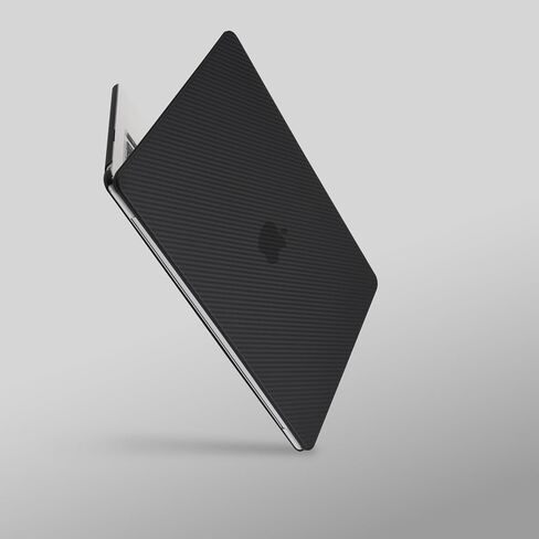 حافظة MOSISO متوافقة مع جهاز MacBook Air 13 بوصة 2025 2024 2023 2022 M4 A3240 M3 A3113 M2 A2681، هيكل صلب واقٍ من ألياف الكربون وغطاء لوحة مفاتيح لجهاز MacBook Air 13.6 بوصة، أسود in Saudi Arabia