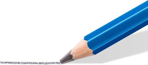 قلم رسم فني جرافيت من Staedtler Mars Lumograph 7B، ناعم ومقاوم للكسر، 12 عبوة، 100-7B in Saudi Arabia