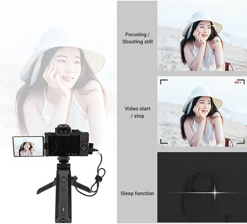 Wireless Remote Control, Camera Shooting Grip Tripod Replaces Canon HG-100TBR for Canon EOS R100 R50 R10 R8 R7 R6 Mark II R5 M50 M6 Mark II 6D Mark II 90D 77D PowerShot V10 G5 X Mark II G7 X Mark III in Saudi Arabia