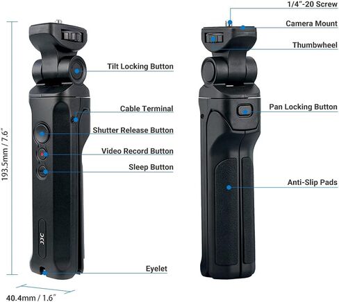 Wireless Remote Control, Camera Shooting Grip Tripod Replaces Canon HG-100TBR for Canon EOS R100 R50 R10 R8 R7 R6 Mark II R5 M50 M6 Mark II 6D Mark II 90D 77D PowerShot V10 G5 X Mark II G7 X Mark III in Saudi Arabia