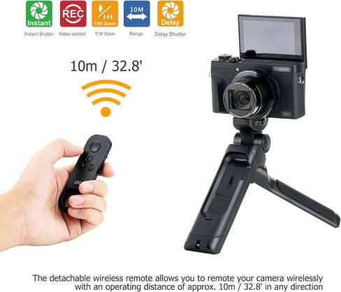 Wireless Remote Control, Camera Shooting Grip Tripod Replaces Canon HG-100TBR for Canon EOS R100 R50 R10 R8 R7 R6 Mark II R5 M50 M6 Mark II 6D Mark II 90D 77D PowerShot V10 G5 X Mark II G7 X Mark III in Saudi Arabia