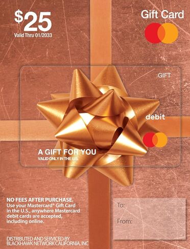 $25 Mastercard Gift Card (plus $3.95 Purchase Fee) in Saudi Arabia