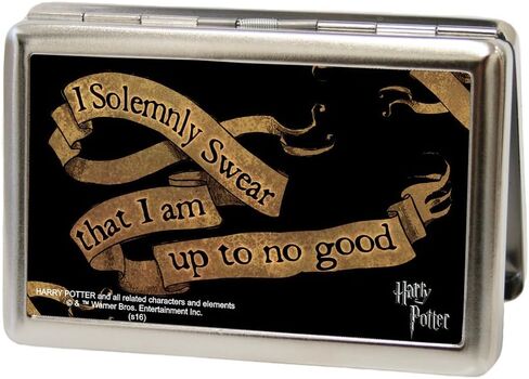 Buckle-Down Metal Wallet-Harry Potter I Solemnly Swear That I Am Up to in Saudi Arabia