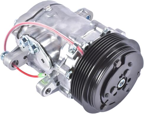 ضاغط مكيف الهواء مع استبدال بكرة ذات 6 أخدود لحزام سيربنتين طراز Sanden SD7 HC5005BK in Saudi Arabia