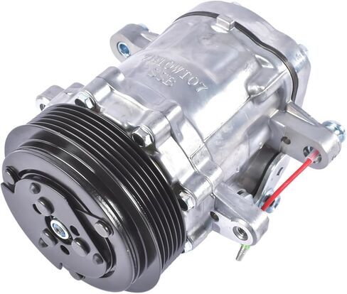 ضاغط مكيف الهواء مع استبدال بكرة ذات 6 أخدود لحزام سيربنتين طراز Sanden SD7 HC5005BK in Saudi Arabia