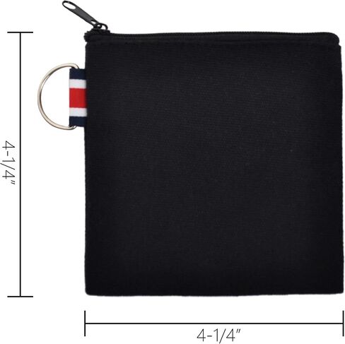 محفظة أسباير للعملات المعدنية مكونة من 12 قطعة، أكياس صغيرة مربعة بسحاب يمكنك صنعها بنفسك، مقاس 4-1/4 × 4-1/4 بوصة (ألوان مختلطة) in Kuwait