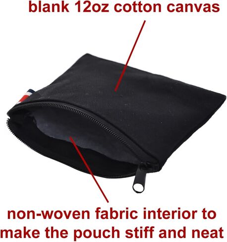 محفظة أسباير للعملات المعدنية مكونة من 12 قطعة، أكياس صغيرة مربعة بسحاب يمكنك صنعها بنفسك، مقاس 4-1/4 × 4-1/4 بوصة (ألوان مختلطة) in Kuwait