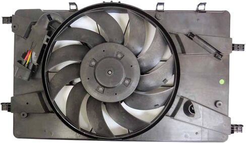 Engine Cooling Fan Assembly - Radiator Cooling Fan | Dual Bearing Motor | Compatible with 2013-2017 Buick Verano | 2014-2015 Chevrolet Cruze in Saudi Arabia