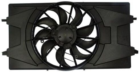 Engine Cooling Fan Assembly Single Fan | Dual Bearing Radiator Cooling Unit | Quiet Operation Airflow System – compatible with 2003–2004 Saturn Ion in Saudi Arabia