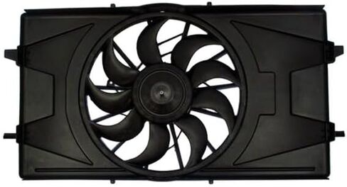 Engine Cooling Fan Assembly Single Fan | Dual Bearing Radiator Cooling Unit | Quiet Operation Airflow System – compatible with 2003–2004 Saturn Ion in Saudi Arabia