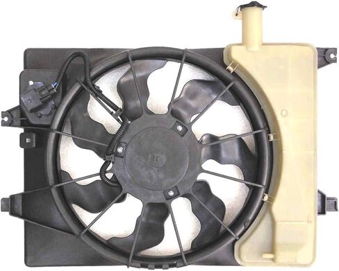 Engine Cooling Fan Assembly | Dual Bearing Radiator Cooling Unit | Quiet Operation Airflow System – compatible with 2014–2017 Hyundai Elantra in Saudi Arabia
