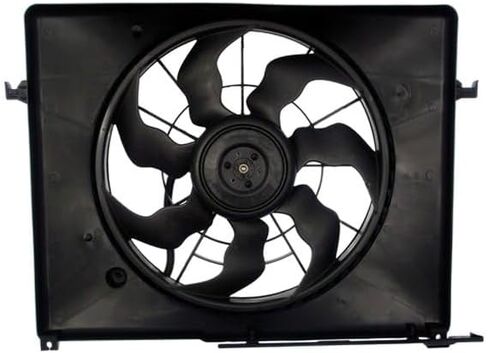 Engine Cooling Fan Assembly - Radiator Cooling Fan | Dual Bearing Motor | Compatible with 2006-2010 Hyundai Sonata in Saudi Arabia