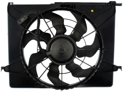 Engine Cooling Fan Assembly - Radiator Cooling Fan | Dual Bearing Motor | Compatible with 2006-2010 Hyundai Sonata in Saudi Arabia