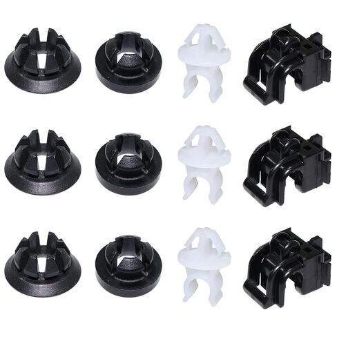 9 Pieces Support Hood Prop Rod Holder Clip & Grommet for Honda 91503-SS0-003 Accord 2.4L 2.0L Fit Odyssey Prelude S2000 91604-SD2-013 for Acura RDX TSX Body Retainer Holds 7mm 7.5mm 8mm Rod in Saudi Arabia